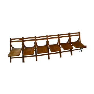 6 folding chairs