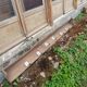 Large antique wall coat rack