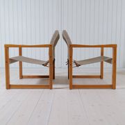 Karin Mobring Diana mid-century modern armchairs by Ikea in Sweden, 1970s.
