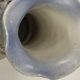 Vase fat lava blue gray Vallauris