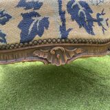 Louis XV style wingback armchair