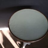coffee table, vintage bistro pedestal table