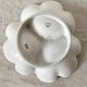 Pillivuyt porcelain 3-compartment dish, blue flowers