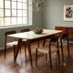 Vintage table in exotic wood and glass, Italian design, 1950s-1960s.