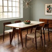 Vintage table in exotic wood and glass, Italian design, 1950s-1960s.