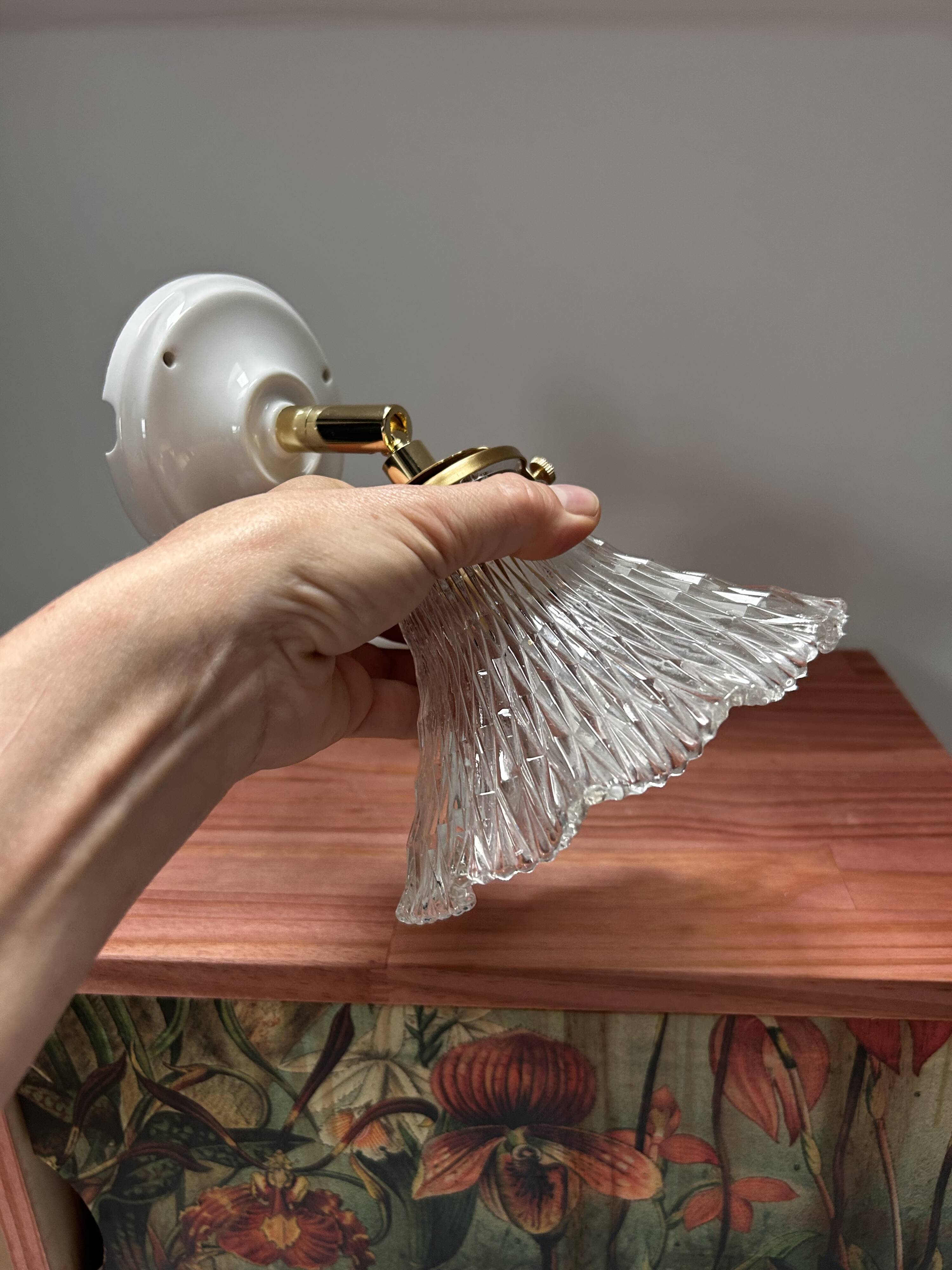 Holophane tulip wall light