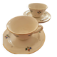 2 cups and saucers Keralux Boch Frères Belgium