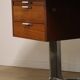 Vintage desk by George Nelson in wood and aluminum, 1960s
