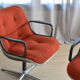 Pair of chairs by Charles Pollock, 1st edition Knoll