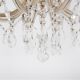 Crystal chandelier, Western Europe, mid-20th century.