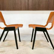 Model P7 Stackable Dining Chairs by Roland Rainer for Pollak, Set of 6
