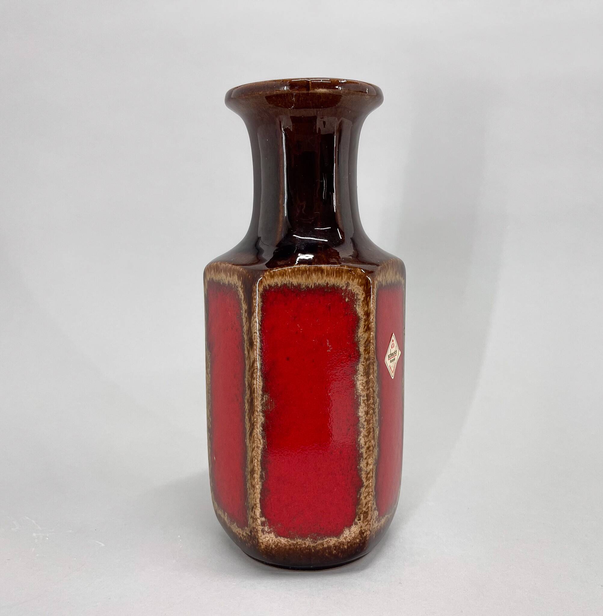 1970s Glazed Ceramic German Vase/Jug by Scheurich Keramik, Labeled