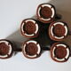 6 espresso cups from Sarreguemines France