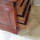 Cherrywood chest of drawers with ogee – 4 drawers – 80s – Louis Philippe style