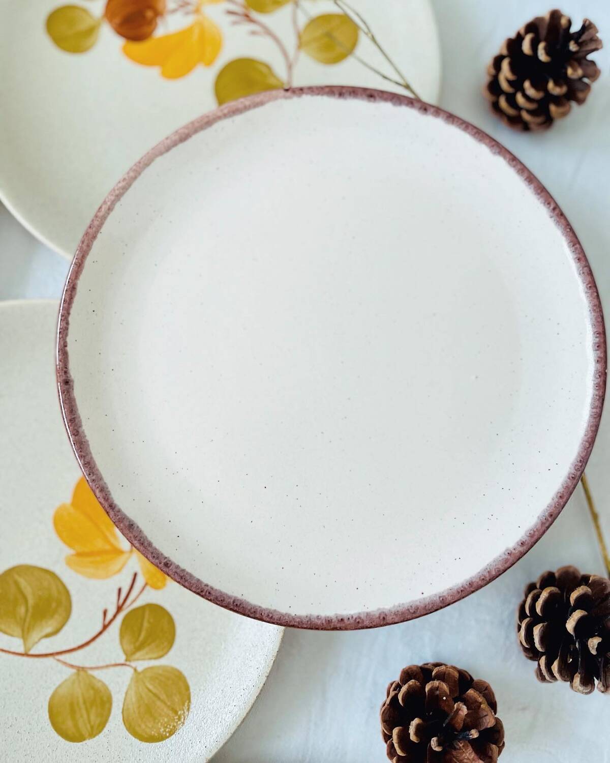 Set of 8 mismatched vintage dessert plates