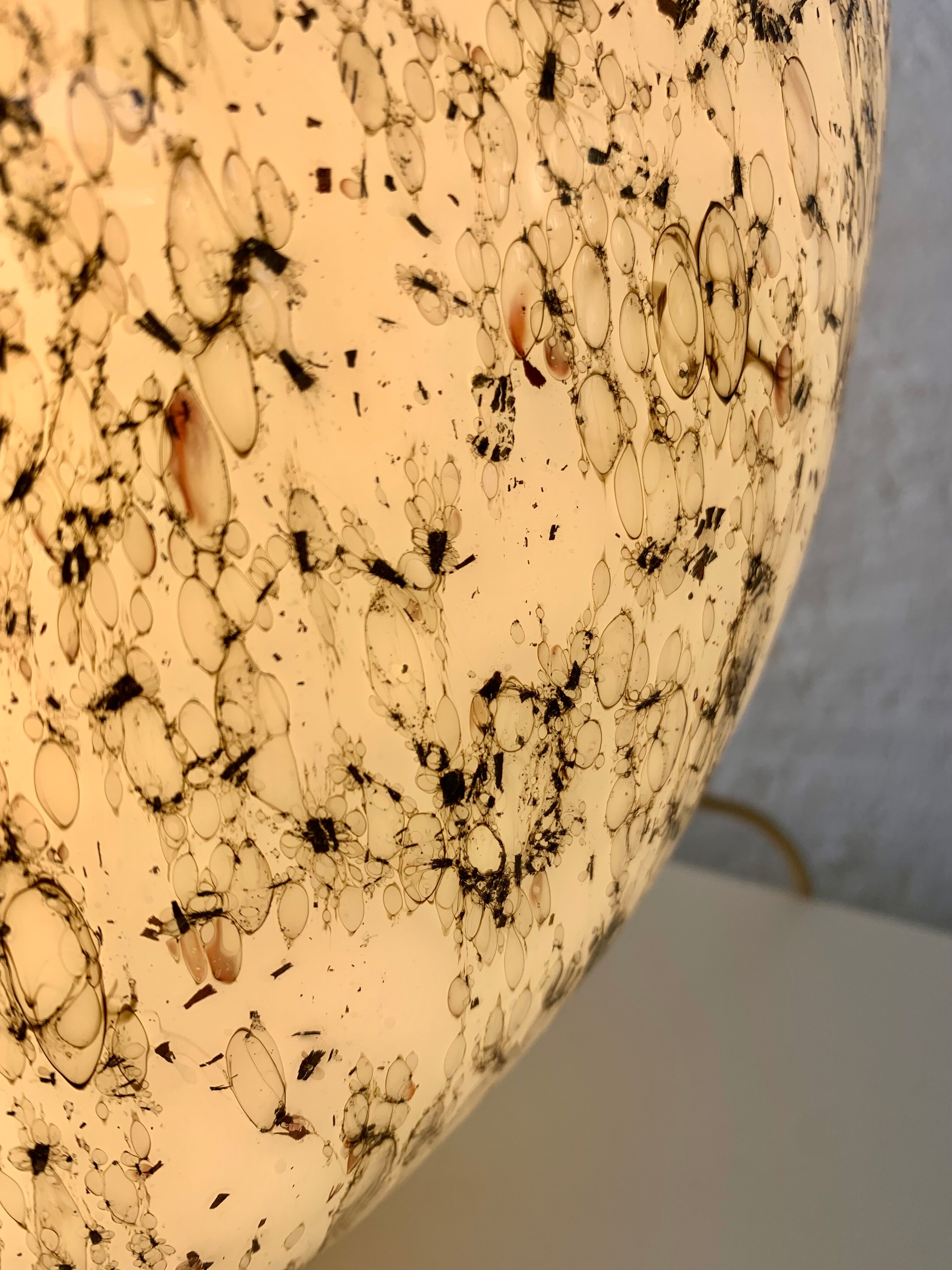 Murano glass lamp, blown by La Murrina, 1970s.