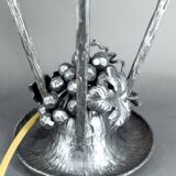 Pair of Wrought Iron Lamps, Vine Theme, Müller Frères, Art Deco, 1925