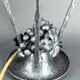 Paire de Lampes Fer Forgé, Thème de la Vigne, Müller Frères, Art Déco, 1925