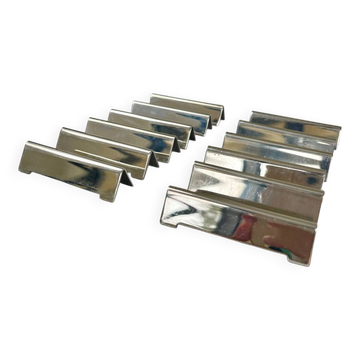 12 Stainless steel knife rests