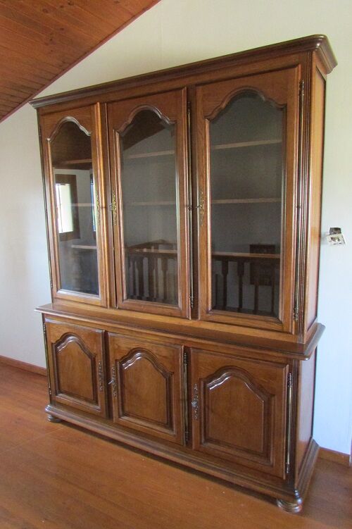 Library 3 doors full and glazed oak