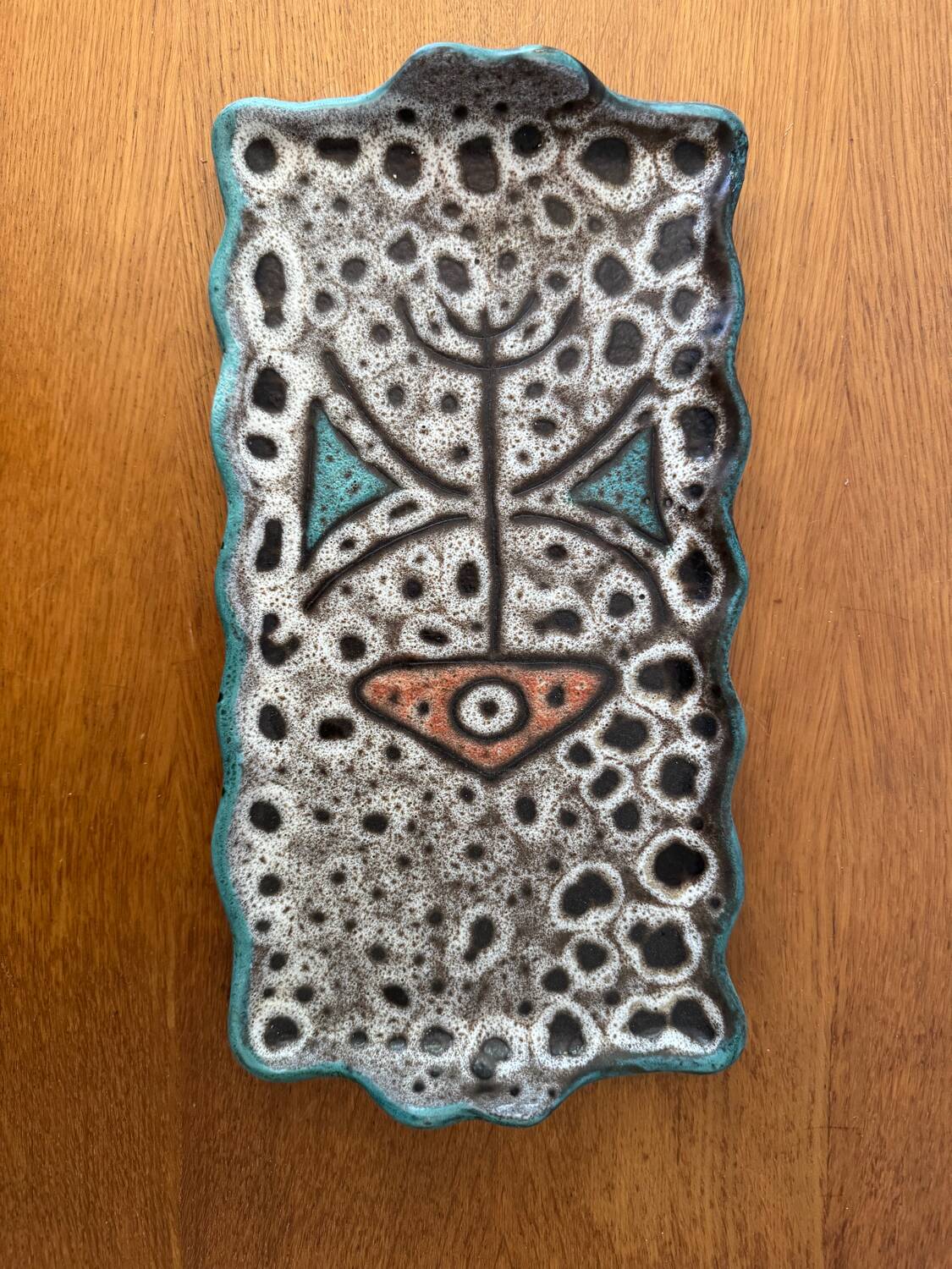 Marius Bessone Vallauris ceramic dish from the 50s