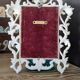Roberta Wood Baroque Mirror Cimena Torino Italy 29x21 cm