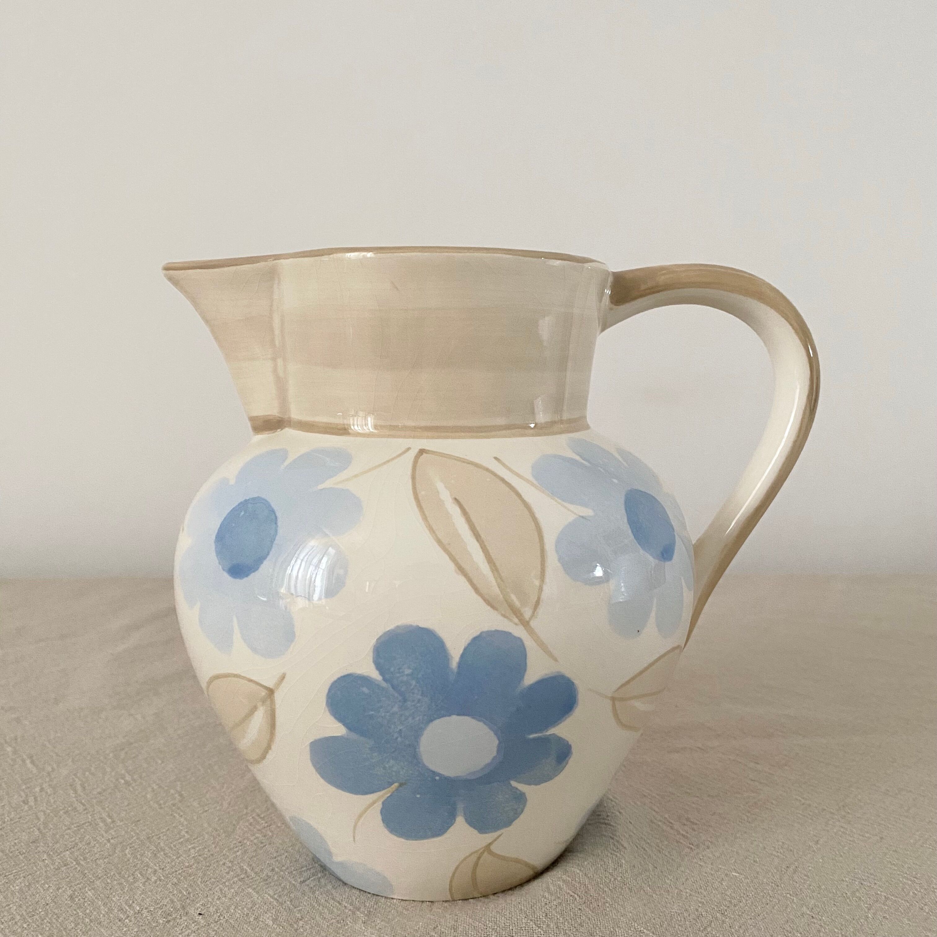 Vintage ceramic pitcher portugal