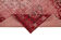 Hand-knotted hi-low pile oriental 1970s 170 cm x 261 cm red carpet