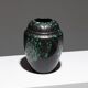 Vase art déco en poterie émaillée, cab primavera, 1930s