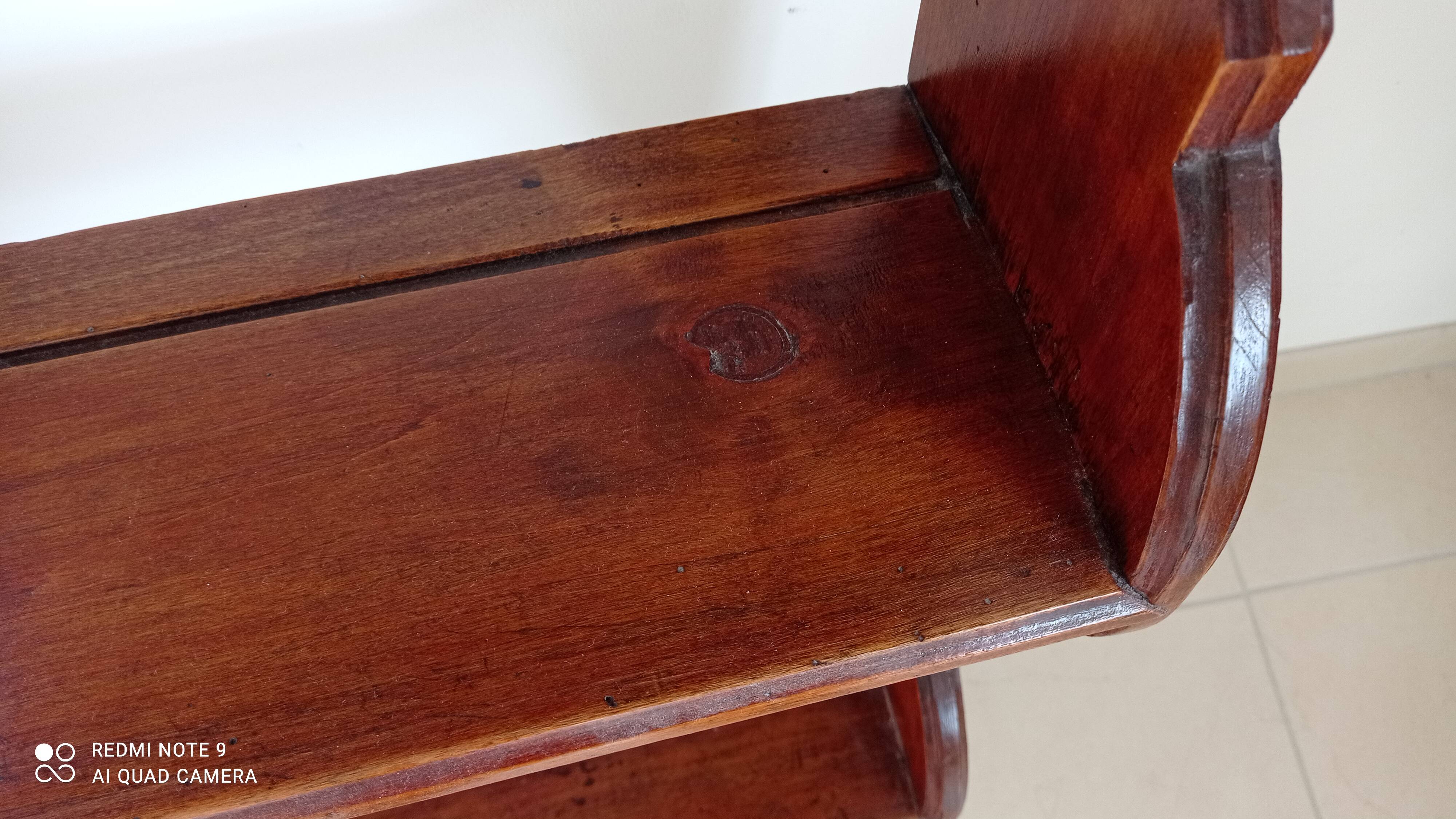 Old shelf top of old dresser
