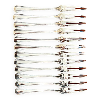 Christofle boréal ,12 fourchettes à escargot ,pic apéro très bon état
