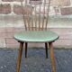 6 vintage chairs Baumann 1960 mid-century Scandinavian compass feet simi