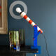 Lampe de table postmodern Memphis « Haba » par Habermaaß 1980s