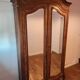 Antique carved wooden Louis XV wardrobe