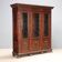 Old library in neo-Renaissance style made of walnut, 20th century.