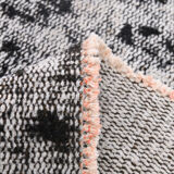 Distressed wool vintage tapis rugs 243x158cm