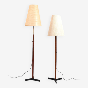 Pair of Svend Aage Holm Sørensen Floor Lamps 1950s