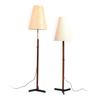 Paire de lampadaires Svend Aage Holm Sørensen Années 1950