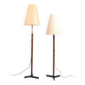 Paire de lampadaires Svend Aage Holm Sørensen Années 1950