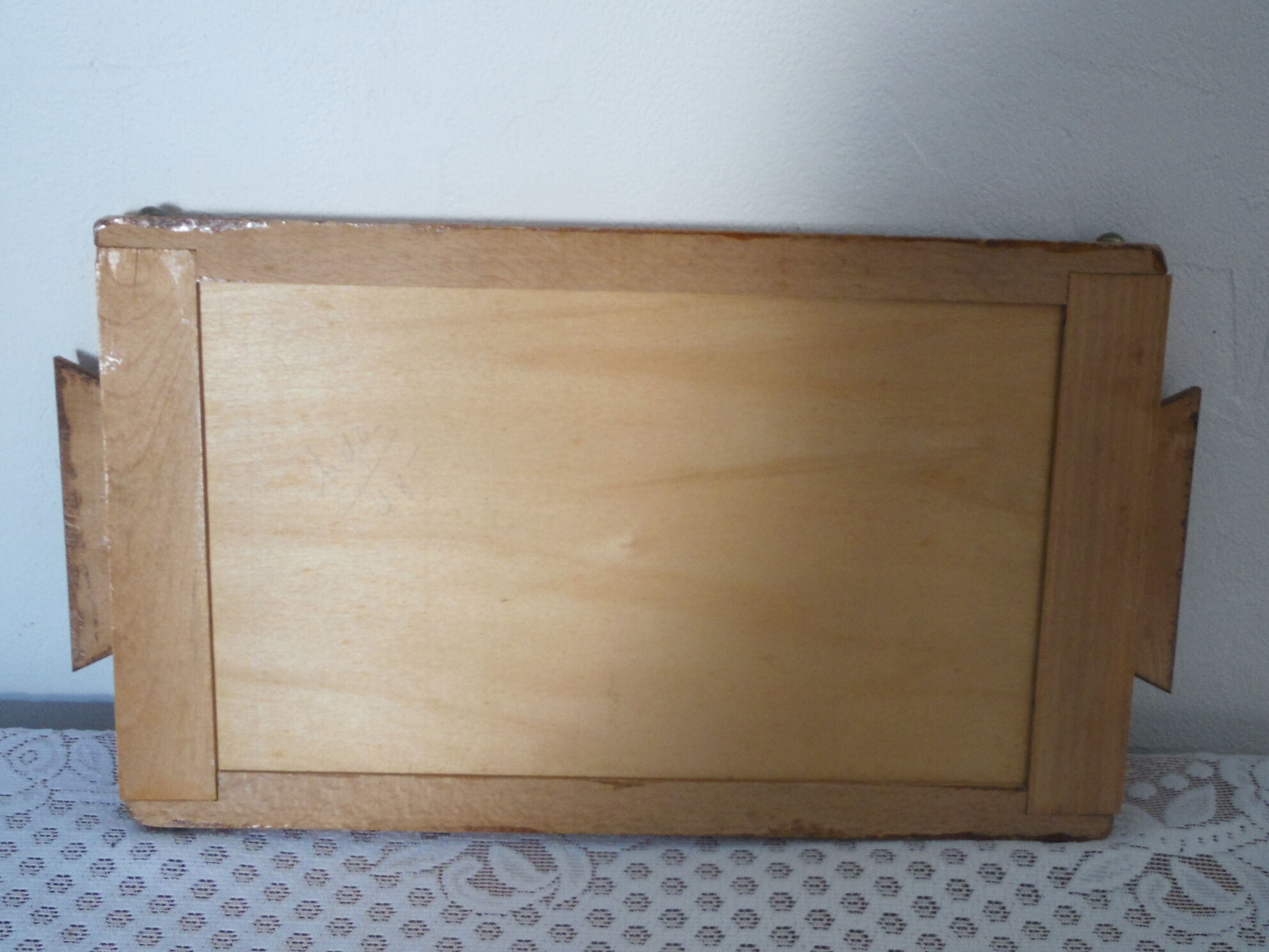 Plateau miroir et bois