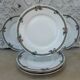 6 flat plates old porcelain Art Deco Pierre Guez Marseille