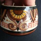 Art Deco cup and saucer P. Fouillen / Quimper