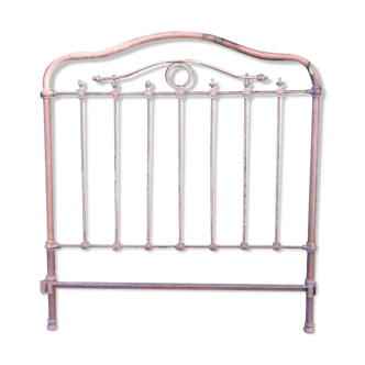 Napoleon III headboard in iron and brass L127xH139