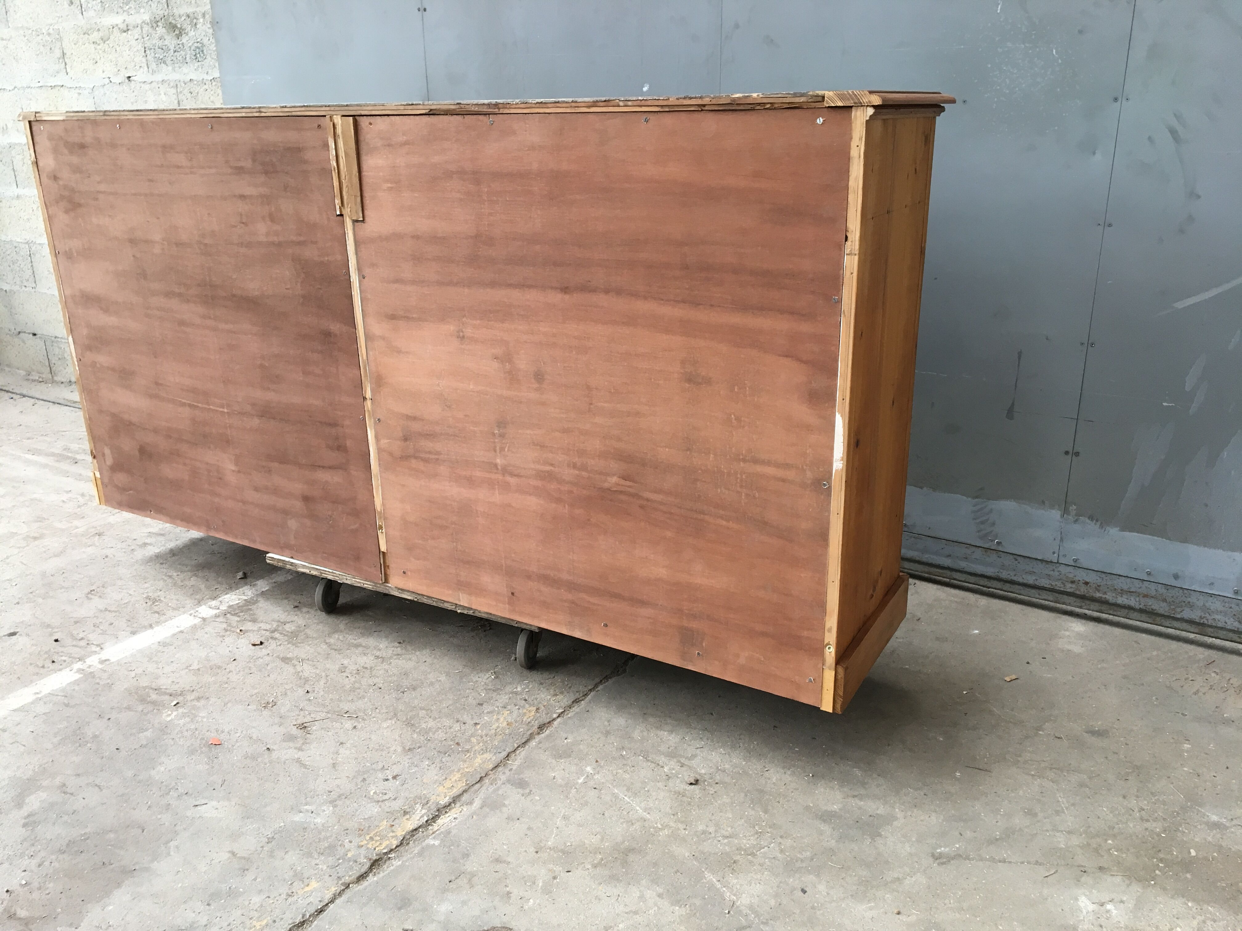 Pharmacy dispensary furniture 1900 in solid pine
