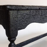Table basse bois brulé Maud Supplies
