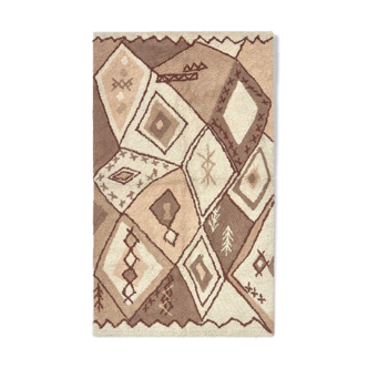 Tapis berbere 90x150 beige et marron