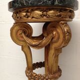 Wooden and marble saddler Napoleon III era