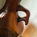 Amber bottle with handles