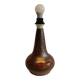 Swedish ceramic table lamp in metal glaze, from Tilgmans, estimated 1960s.