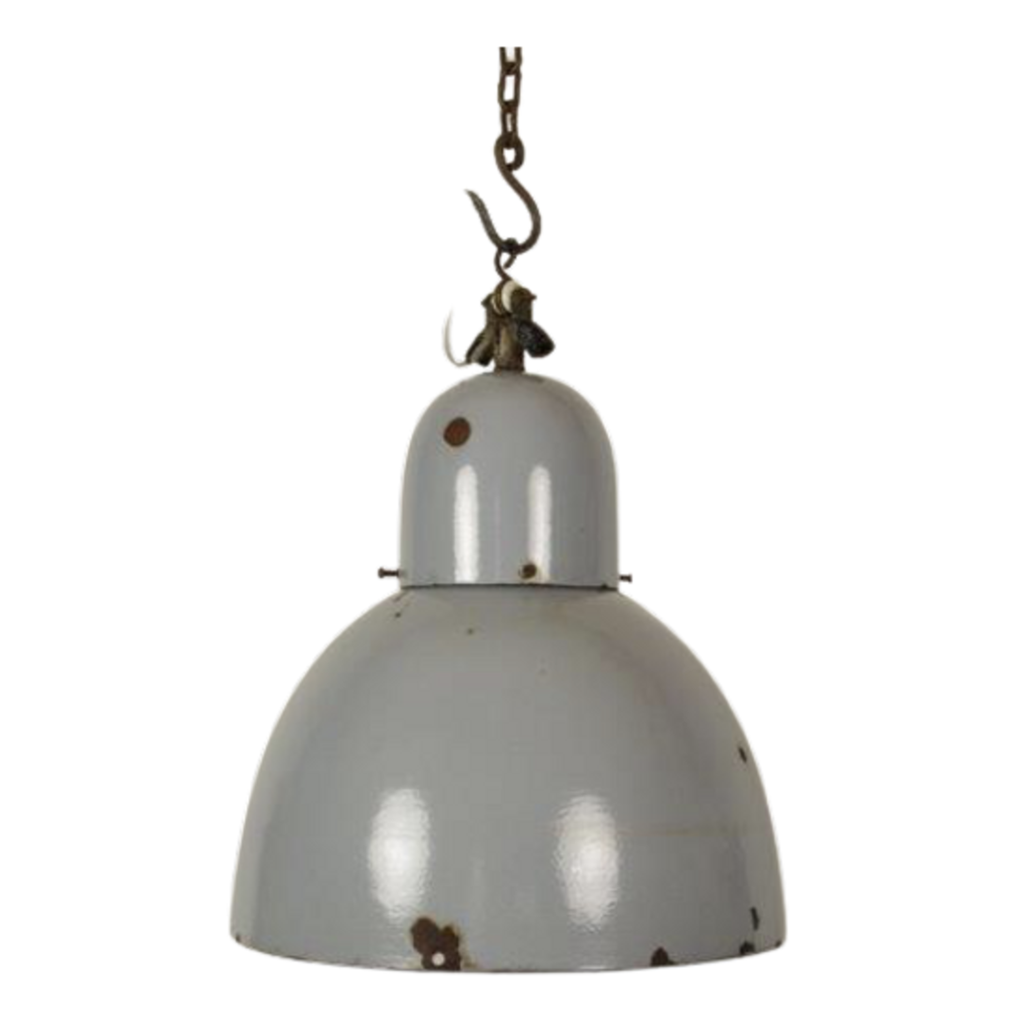 Industrial suspension blue gray